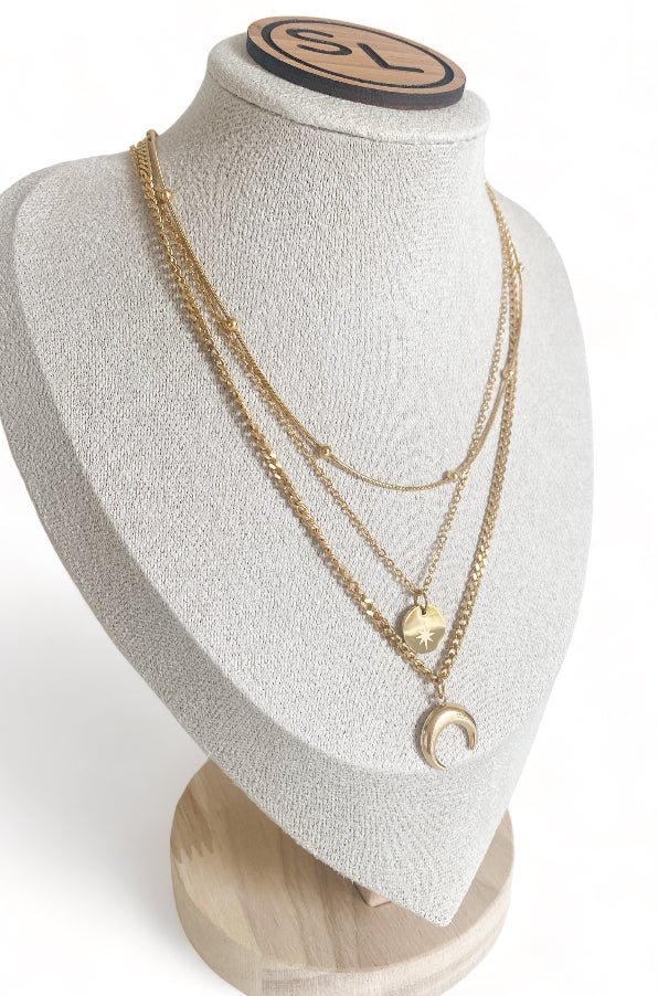 The Luna Triple Necklace