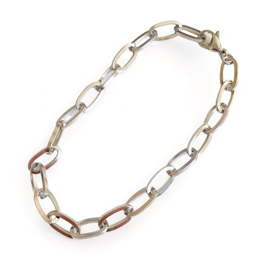 Silver Chain Link Bracelet
