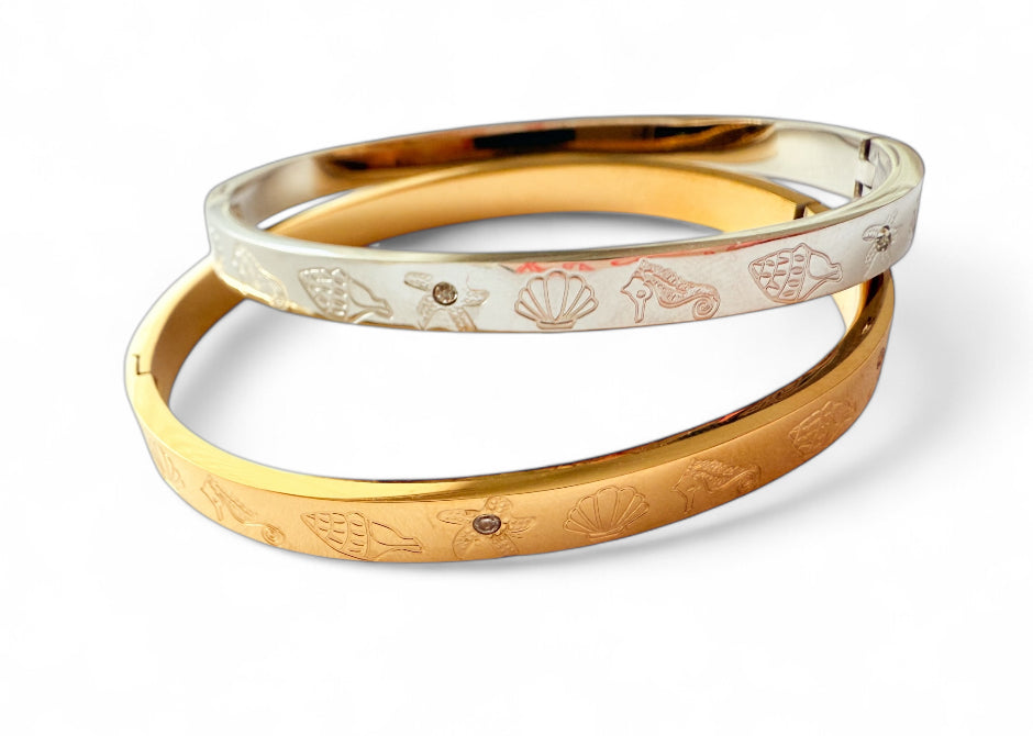 Ocean Oval Bangle