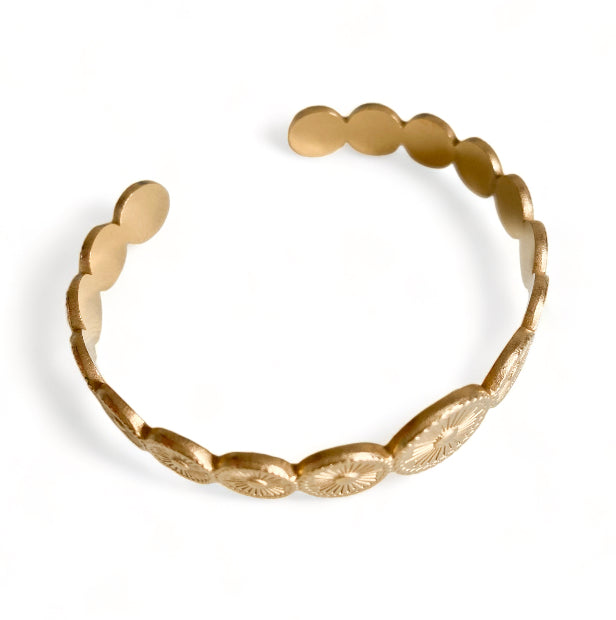Sunrise Boho Cuff Bangle