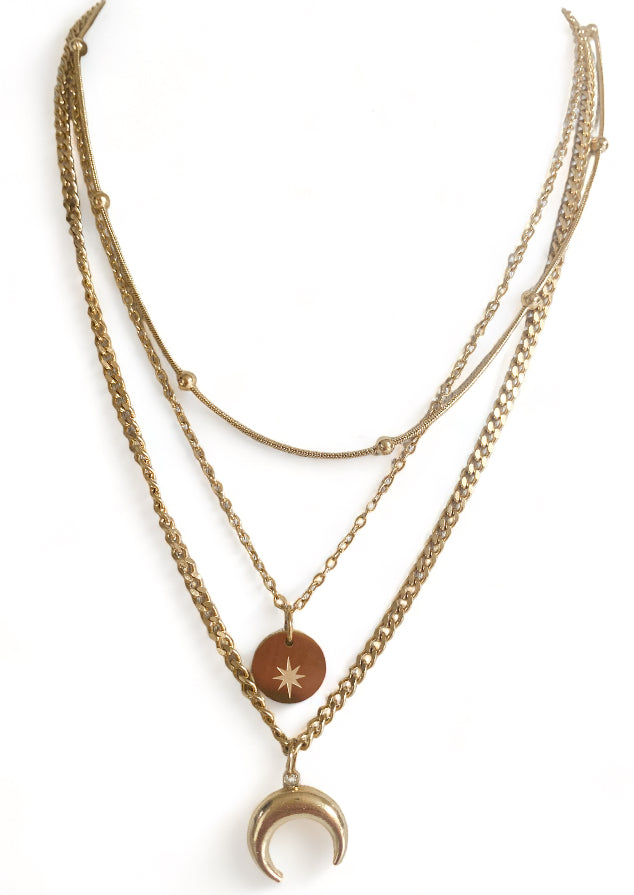 The Luna Triple Necklace