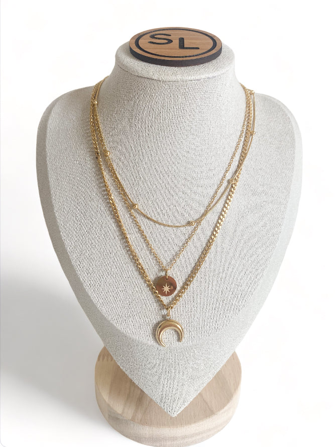 The Luna Triple Necklace