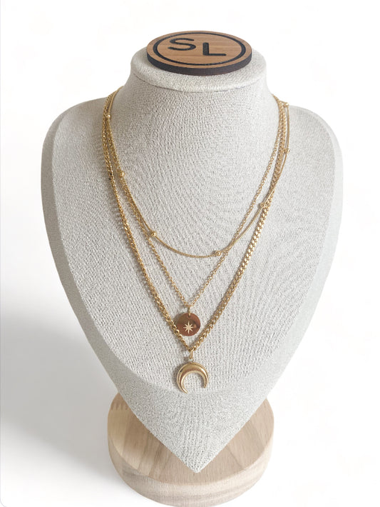 The Luna Triple Necklace