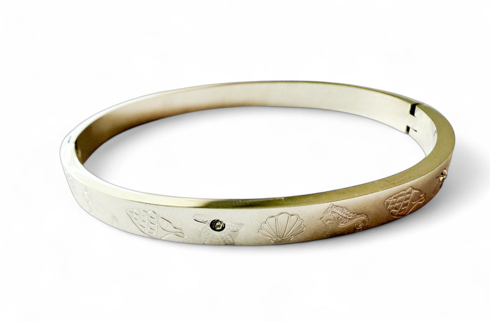 Ocean Oval Bangle