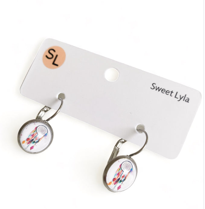 Dream Catcher 12mm Drop Earring