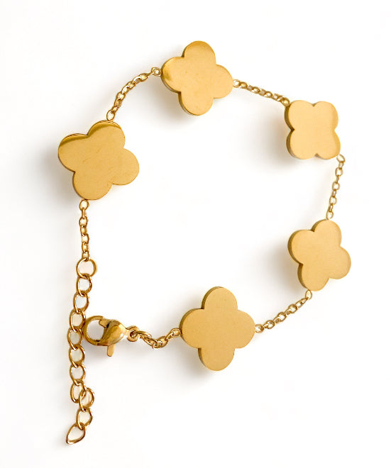 Solid Clover Bracelet