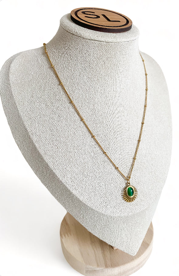 The Peacock Pendant Necklace