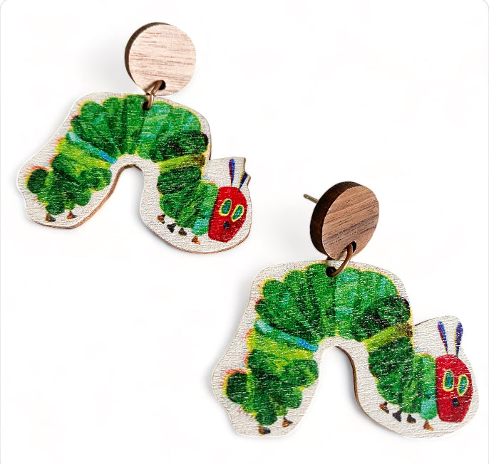 Hungry Caterpillar Wooden Dangles