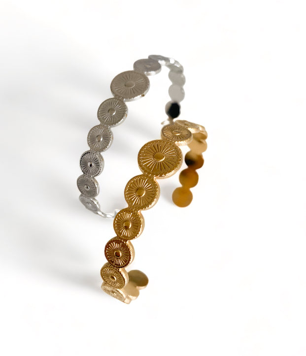 Sunrise Boho Cuff Bangle