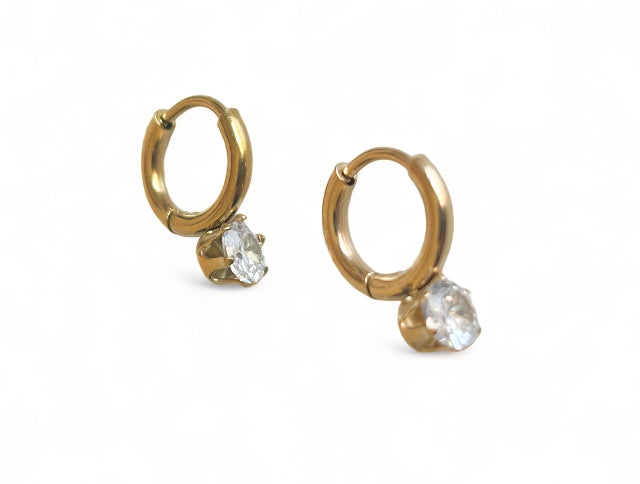 The Alice Mini Huggie Hoops