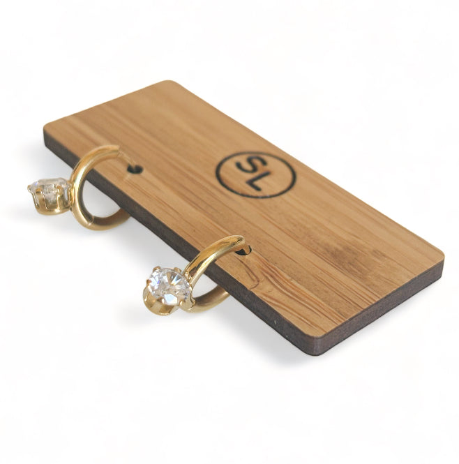 The Alice Mini Huggie Hoops
