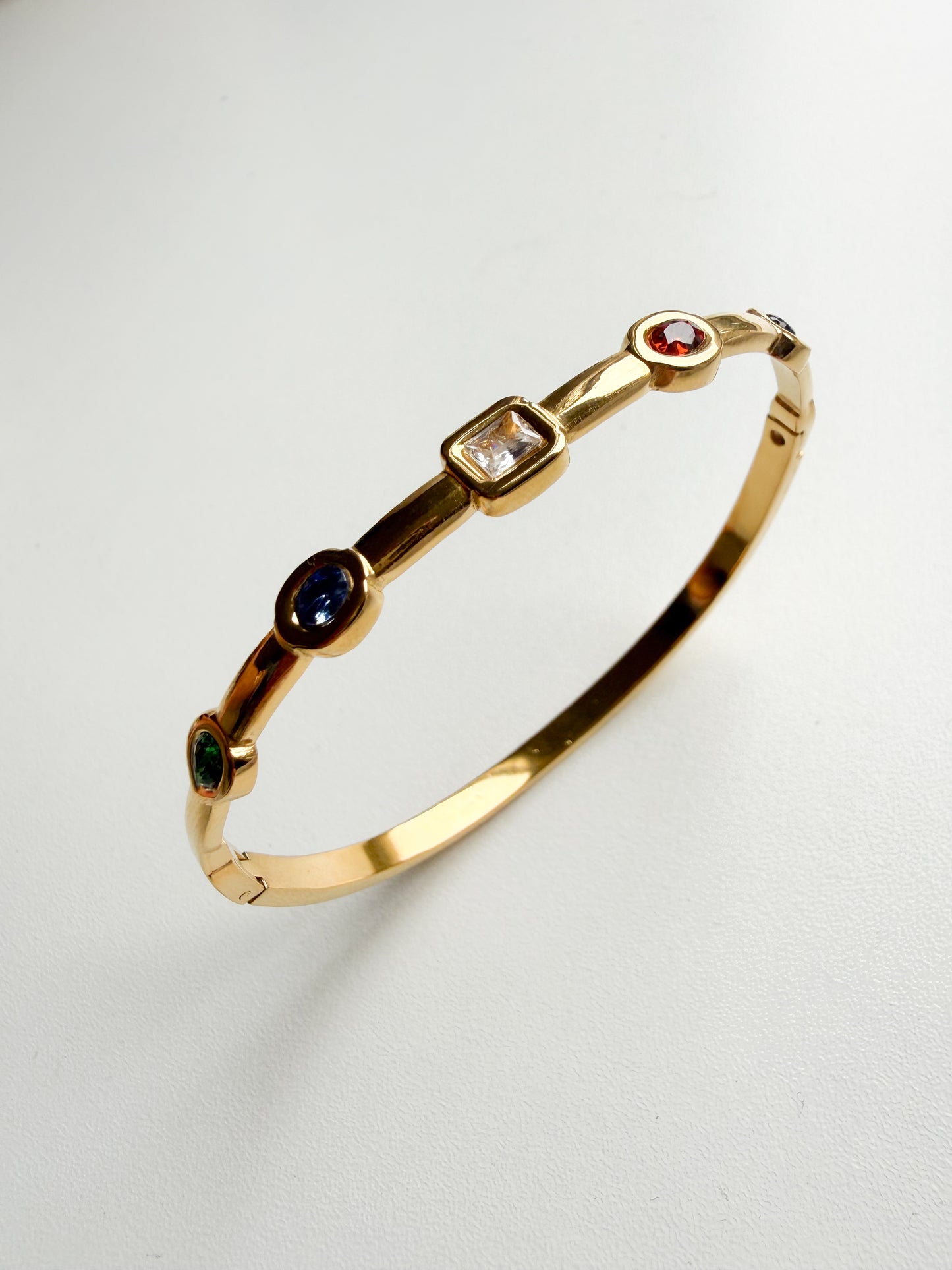 Nova Bangle Color - Gold & Silver