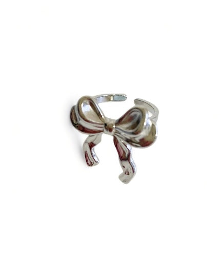 Bow Ring Silver