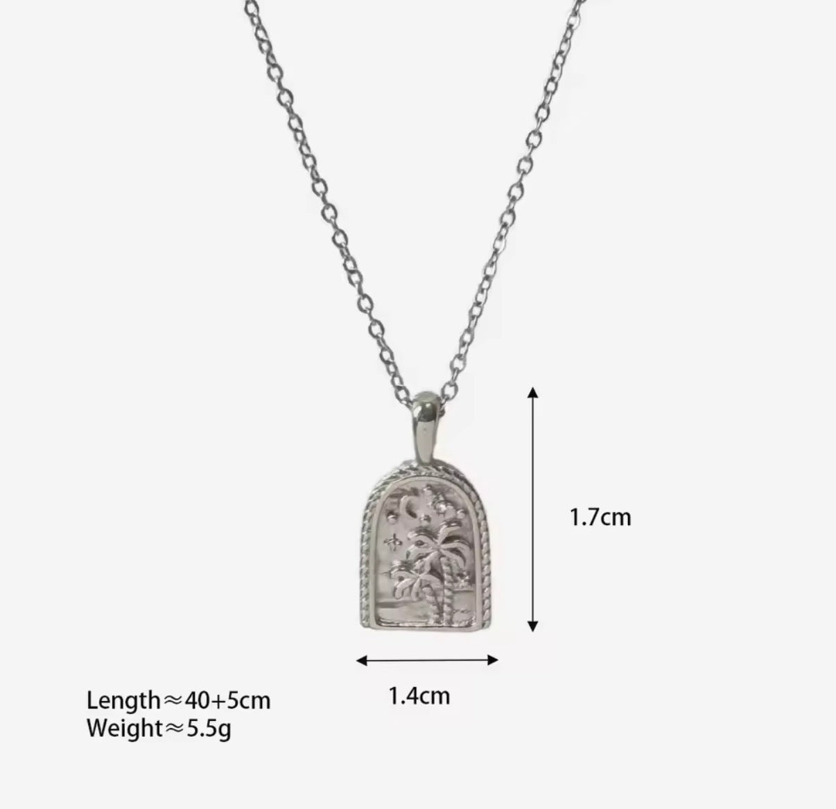 Palm Arch Necklace