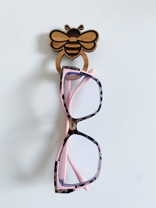 Glasses Brooch - Bee Design