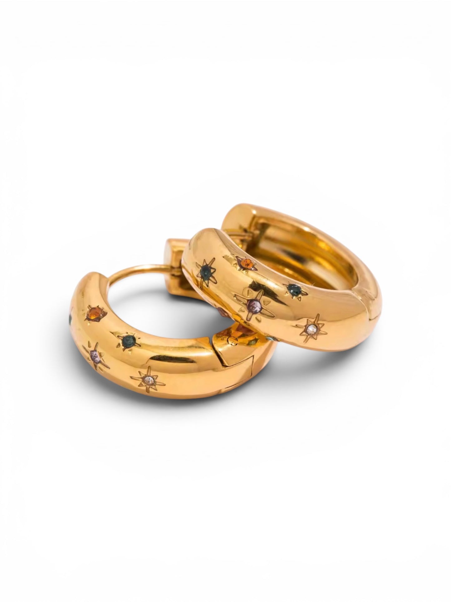 Universe Color Hoops - Gold & Silver