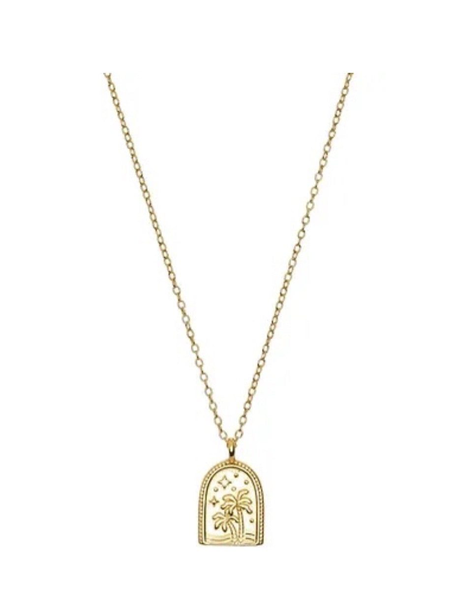 Palm Arch Necklace