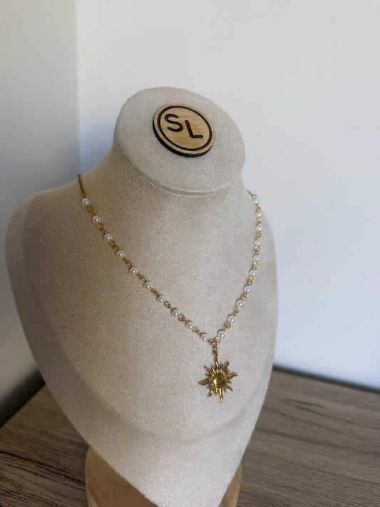 Pearl of the Sun Gold Necklace