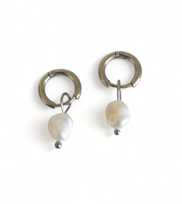 Freshwater Pearls Silver Stainless Steel